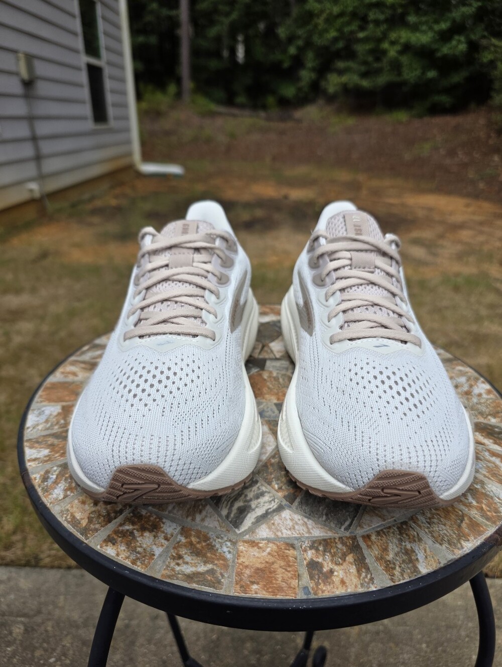 Brooks Ghost 17 1204311B092 Grey/Portabella Running Shoes Women Sz 9.5 B Worn 1x - Picture 2 of 9